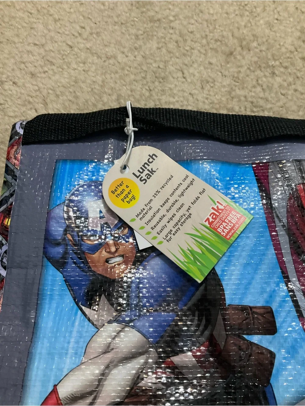 Marvel Avengers Assemble Kids Food Storage Pouch - Multi-Color